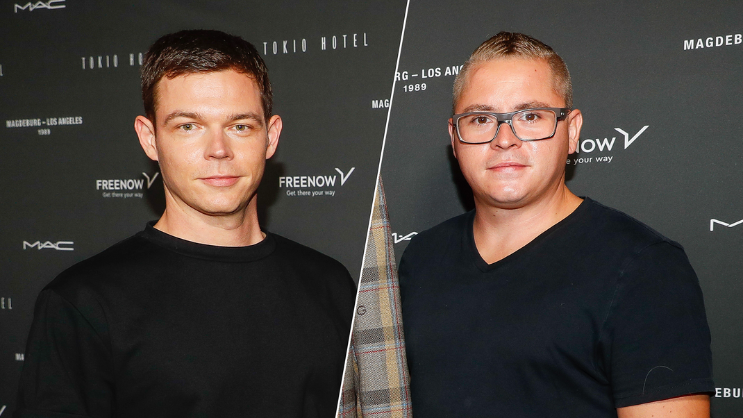 Georg Listing (l.) und Gustav Schäfer von Tokio Hotel überraschen jetzt mit einer humorvollen Solo-Aktion.