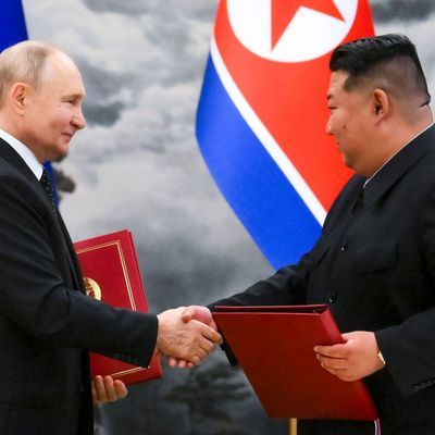 Russlands Präsident Putin in Nordkorea