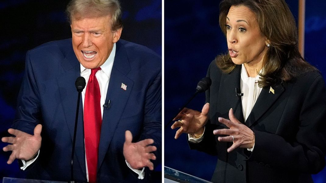 Wahlkampf USA - TV-Duell Harris Trump