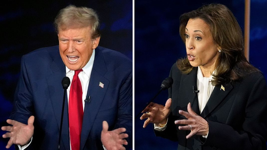 Wahlkampf USA - TV-Duell Harris Trump