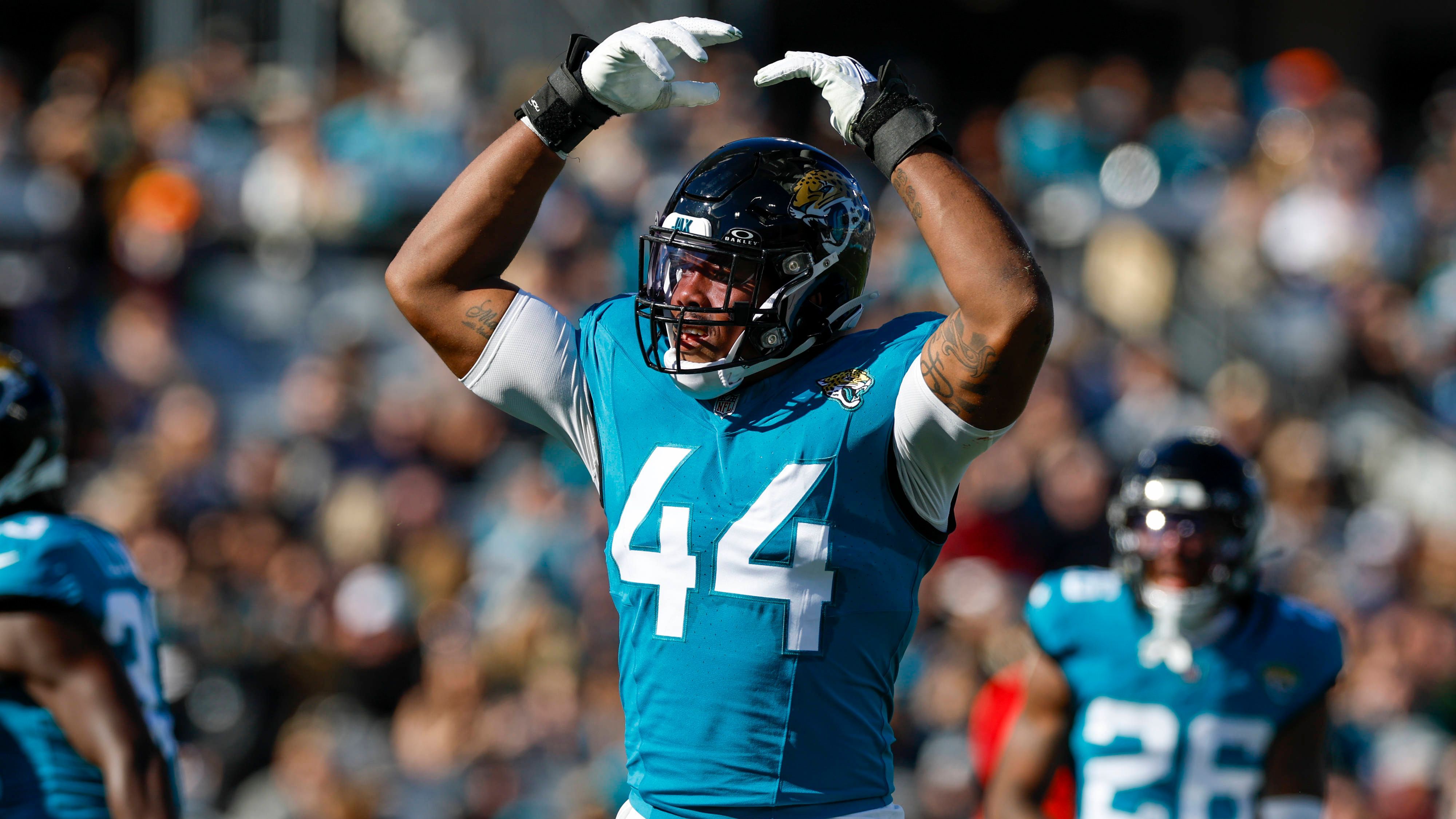 <strong>Jacksonville Jaguars</strong><br>Offense-Spieler: 40 Prozent<br>Defense-Spieler: 58 Prozent