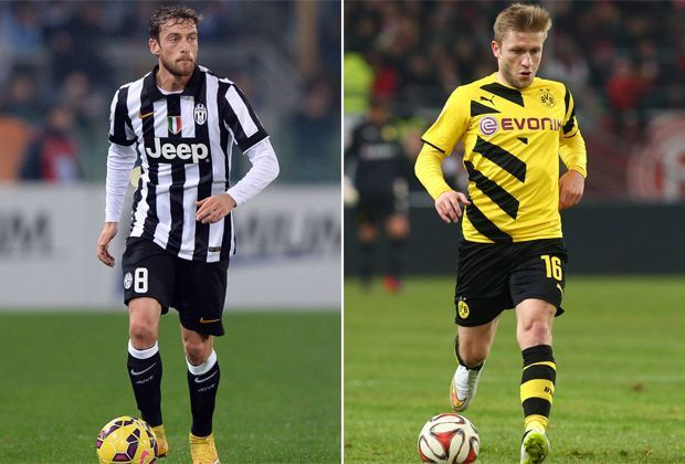 
                <strong>Claudio Marchisio vs. Jakub Blaszczykowski</strong><br>
                Blaszczykowski steht nach schwerer Grippe wieder im Kader und will dem Spiel der Dortmunder neue Offensivpower geben. Wegen mangelnder Fitness aber kein Vorteil gegenüber Marchisio - Unentschieden: Juve 7:5 BVB.
              