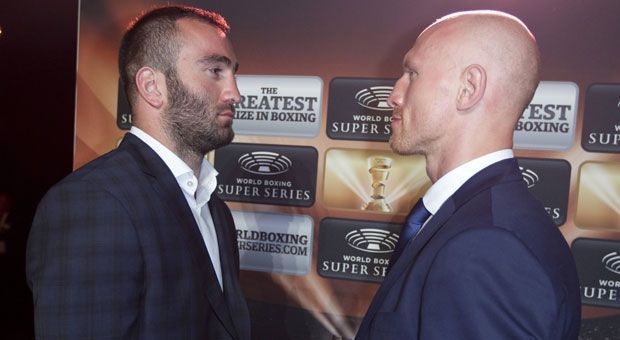 
                <strong>4. Viertelfinale (Cruiser): Murat Gassiev (RUS) vs Krzysztof Wlodarczyk (POL)</strong><br>
                Im letzten Viertelfinalkampf der World Boxing Super Series verteidigte der IBF-Weltmeister im Cruisergewicht, Murat Gassiev (25-0-1NC, 18 KOs), seinen WM-Gürtel erfolgreich gegen seinen polnischen Herausforderer Krzysztof Wlodarczyk (53-4-1, 37 KOs), durch einen spektakulären K.o.-Sieg in der dritten Runde.Alter: 23 JahreBilanz: 24-0 (17 Knockouts)Erfolge: IBF-Weltmeister im Cruisergewicht seit 2016
              