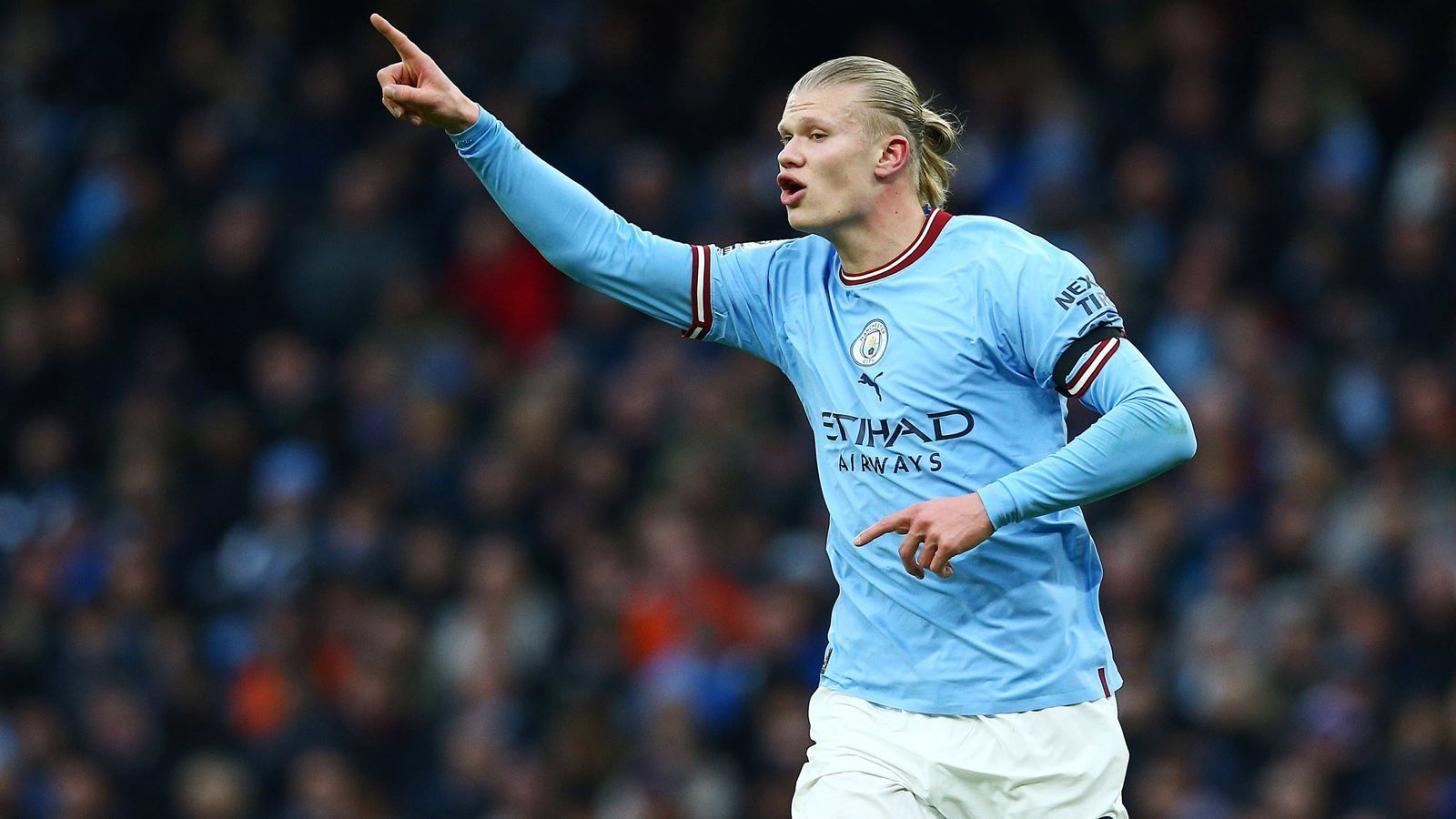 <strong>Platz 1: Erling Haaland - Marktwert: 200 Millionen Euro</strong>&nbsp;<br>Alter: 24<br>Verein: Manchester City