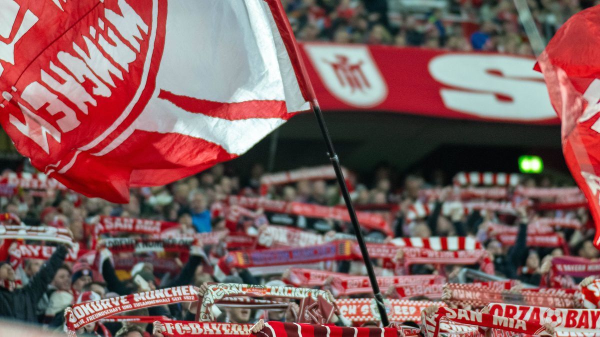 Zuschauer und Fans von Muenchen, GER, FC Bayern Muenchen vs. Eintracht Frankfurt, Fussball, Bundesliga, 23. Spieltag, Spielzeit 2024 2025, 23.02.2025, DFL DFB REGULATIONS PROHIBIT ANY USE OF PHOTOG...