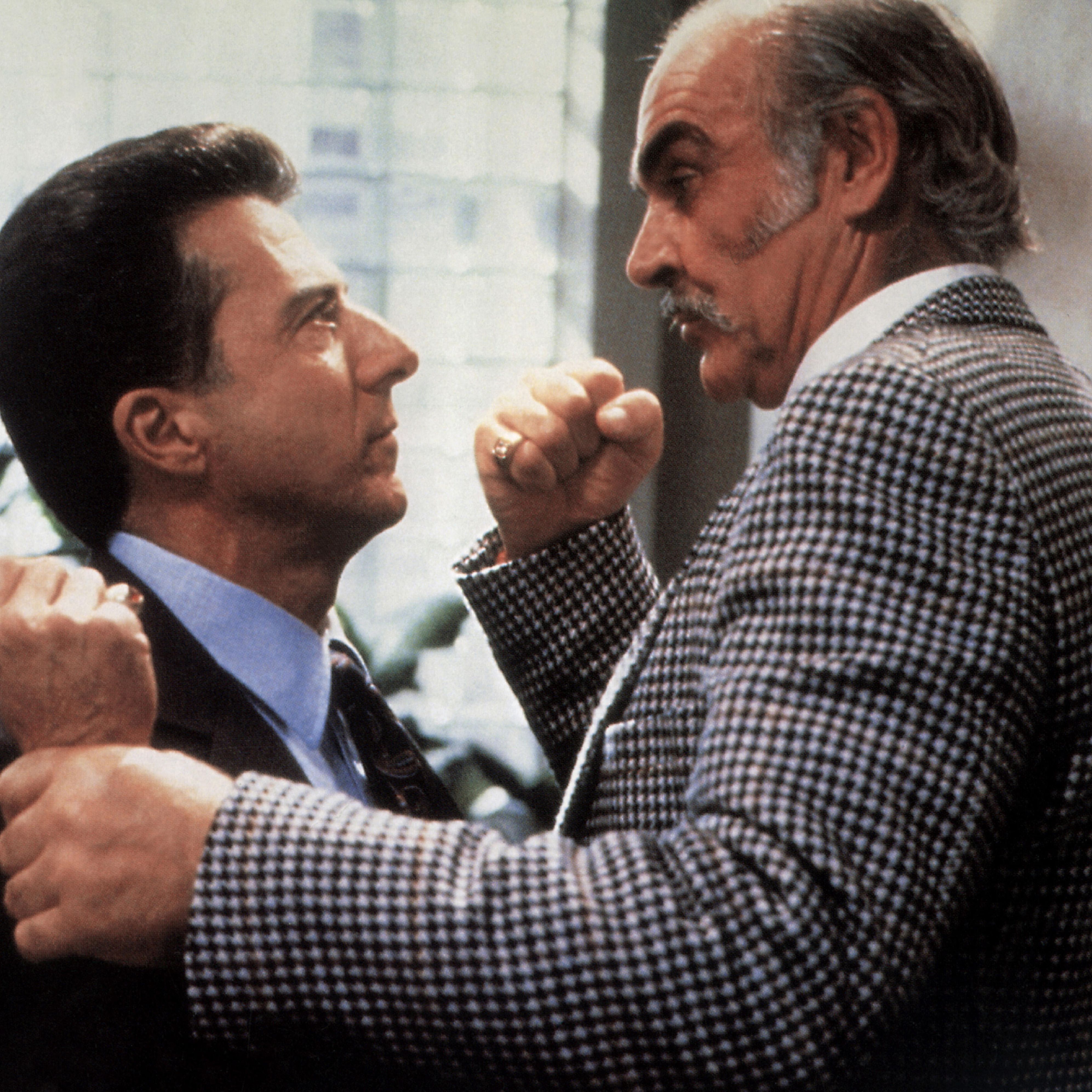 Die Beziehung zwischen Jessie McMullen (Sean Connery) und Vito (Dustin Hoffman) ist etwas kompliziert.