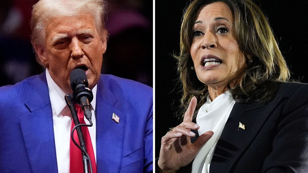 Wahlkampf in den USA - Trump Harris