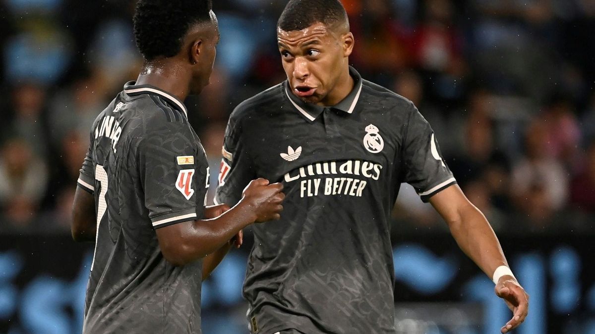 Torschützen unter sich: Mbappe (r.) und Vinicius Junior