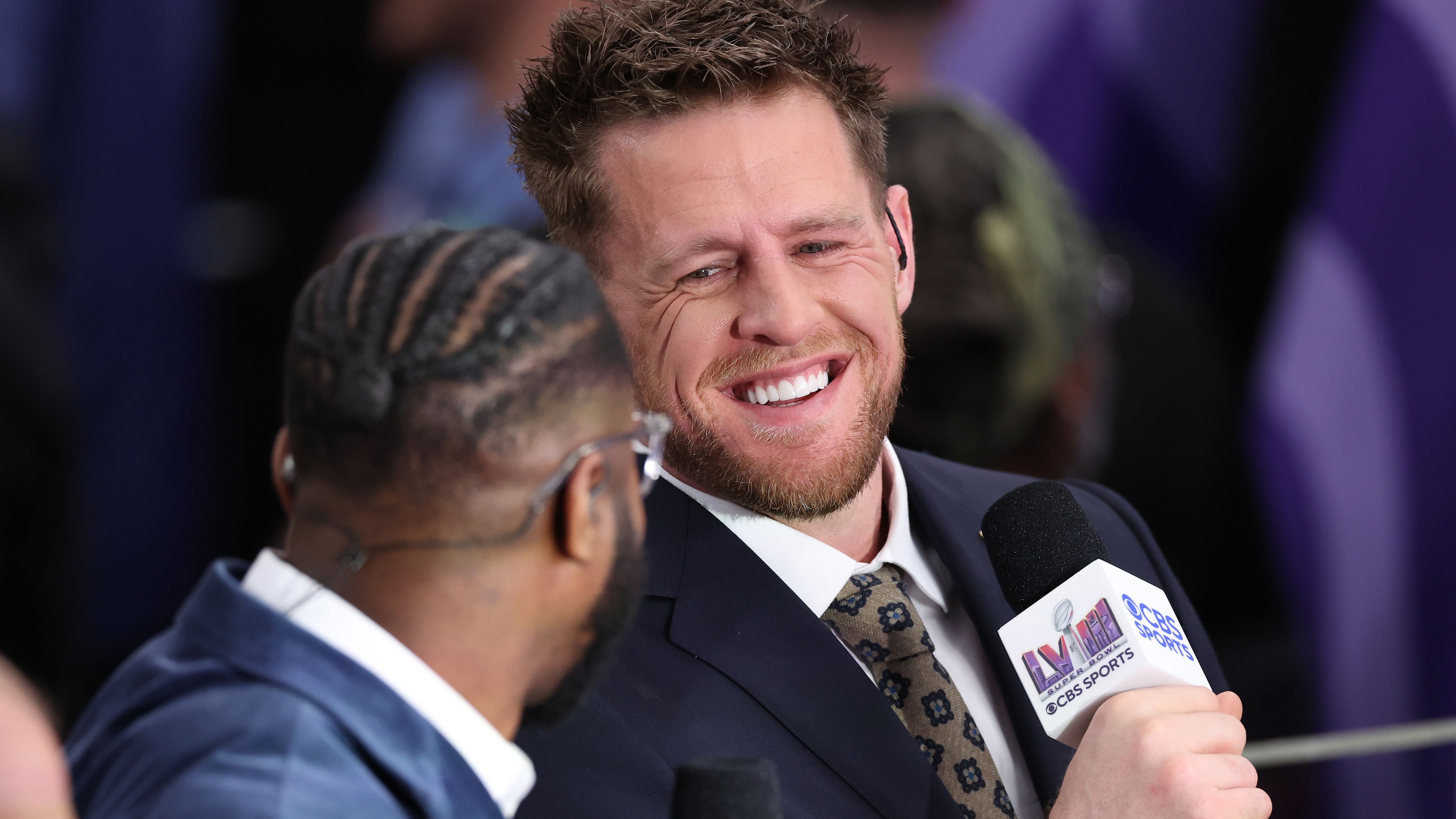 <strong>Auch J.J. Watt hat Spaß</strong><br>Der Ex-Footballer ist als Experte im Einsatz.