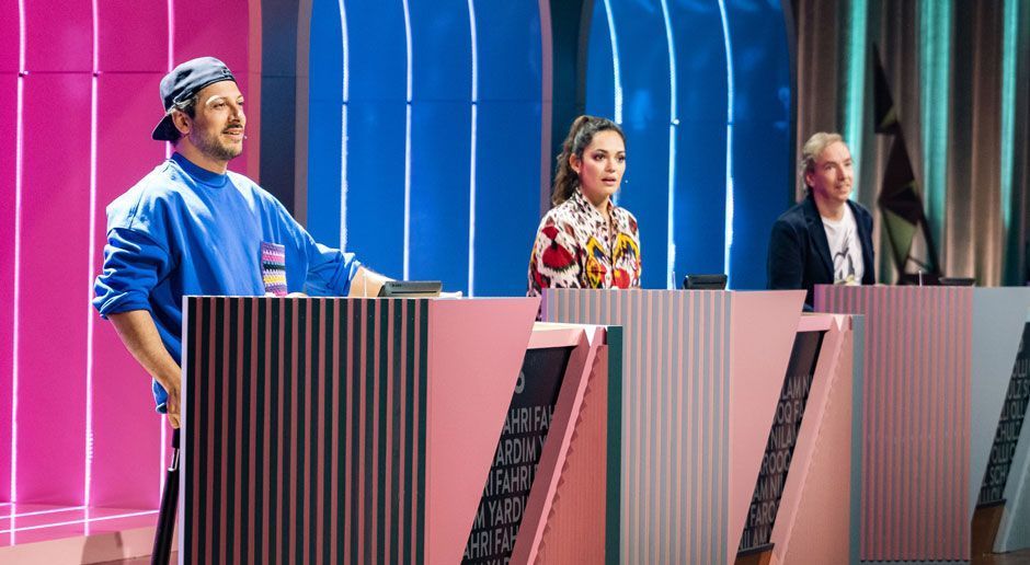 "Wer stiehlt mir die Show?" 2022: Fahri Yardim, Nilam Farooq und Olli Schulz