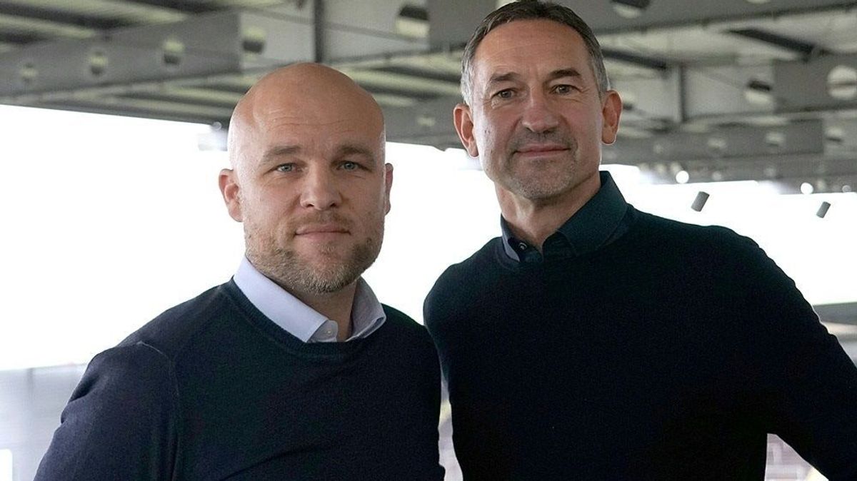 Achim Beierlorzer (r.) ist neuer Trainer von Mainz 05