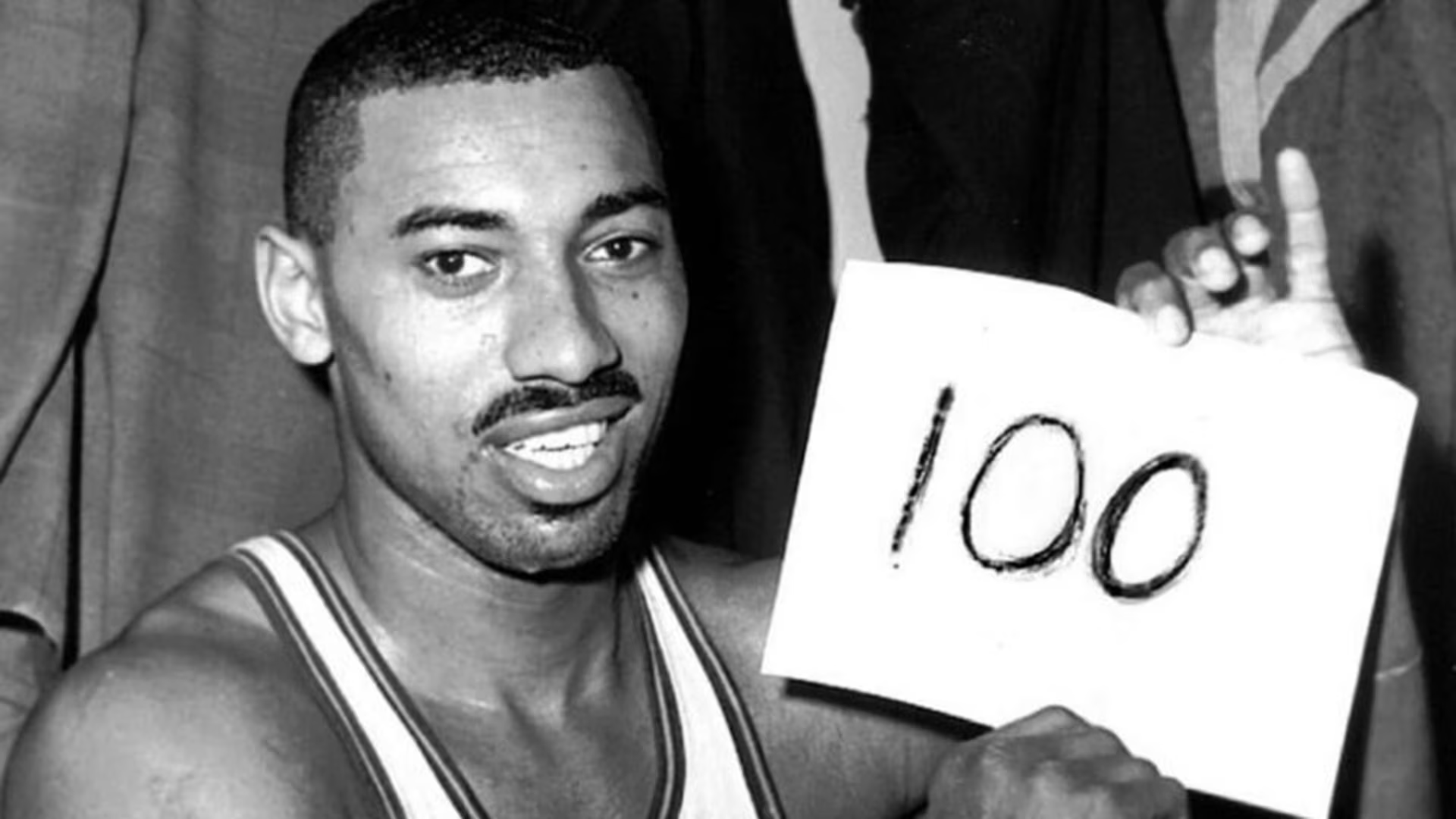 <strong>Golden State Warriors: Wilt Chamberlain</strong><br>Punkte: 100<br>Jahr und Gegner: 1962 vs. New York Knicks