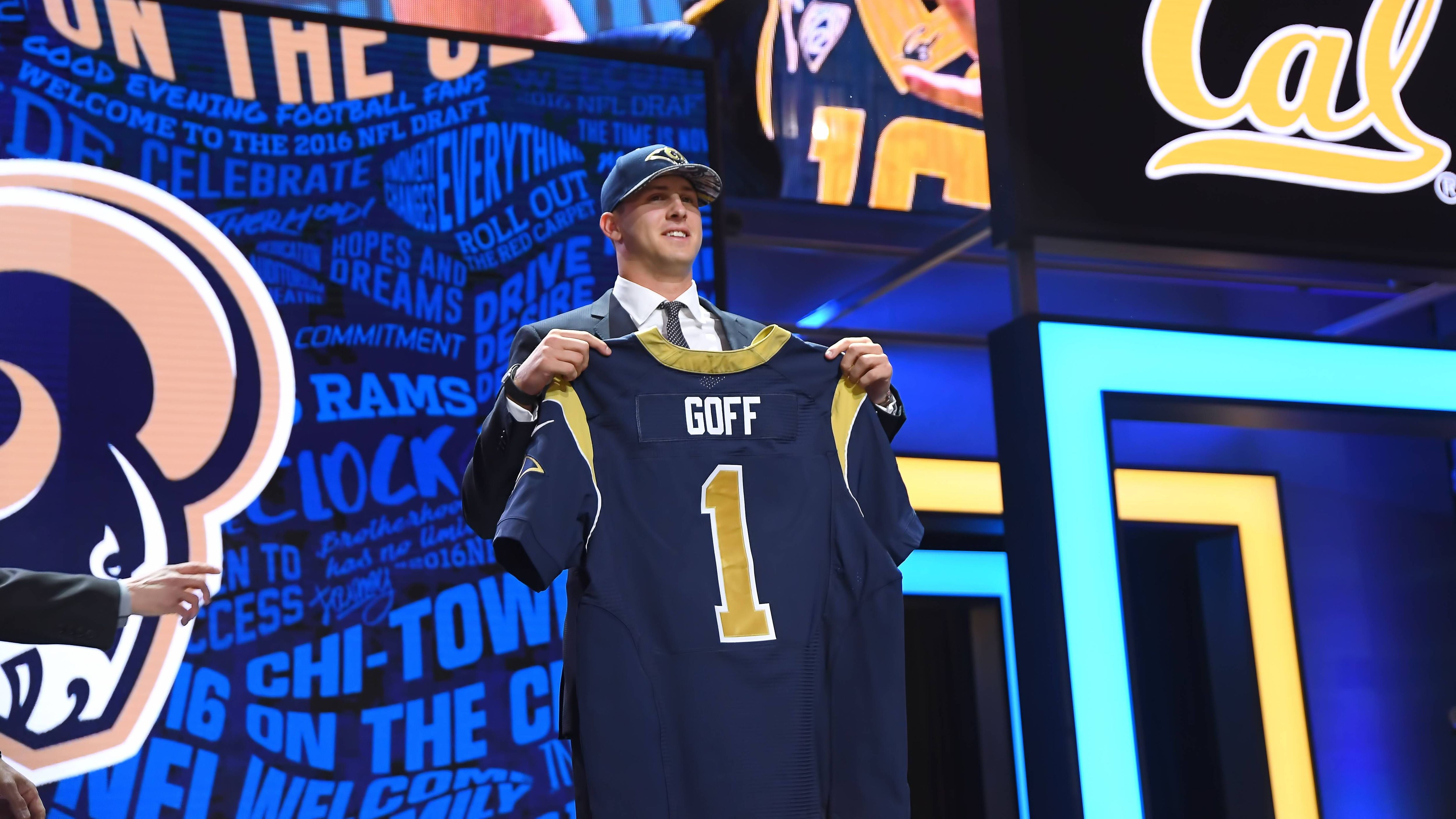 <strong>Jared Goff - 2016</strong><br>Position: Quarterback<br>Draft-Team: Los Angeles Rams<br>Erfolge: 3x Pro Bowl<br>Karriereende: noch aktiv