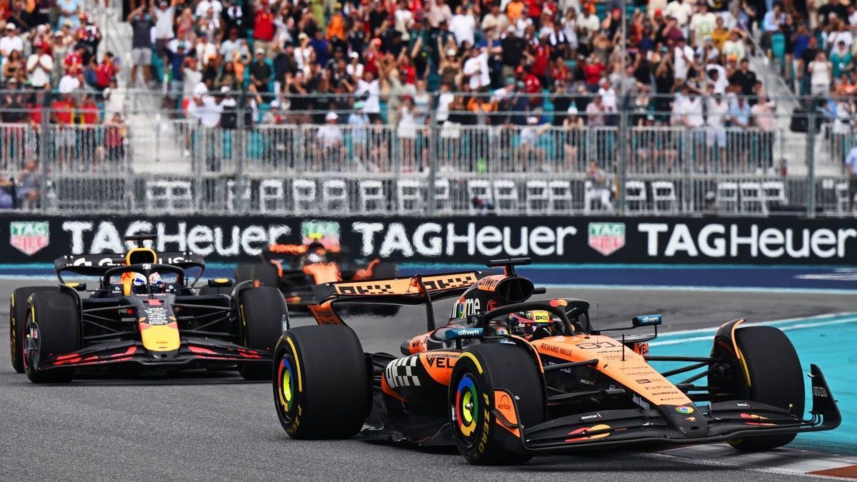 Piastri kam schneller an Verstappen vorbei als Norris, konnte dann Reifen schonen