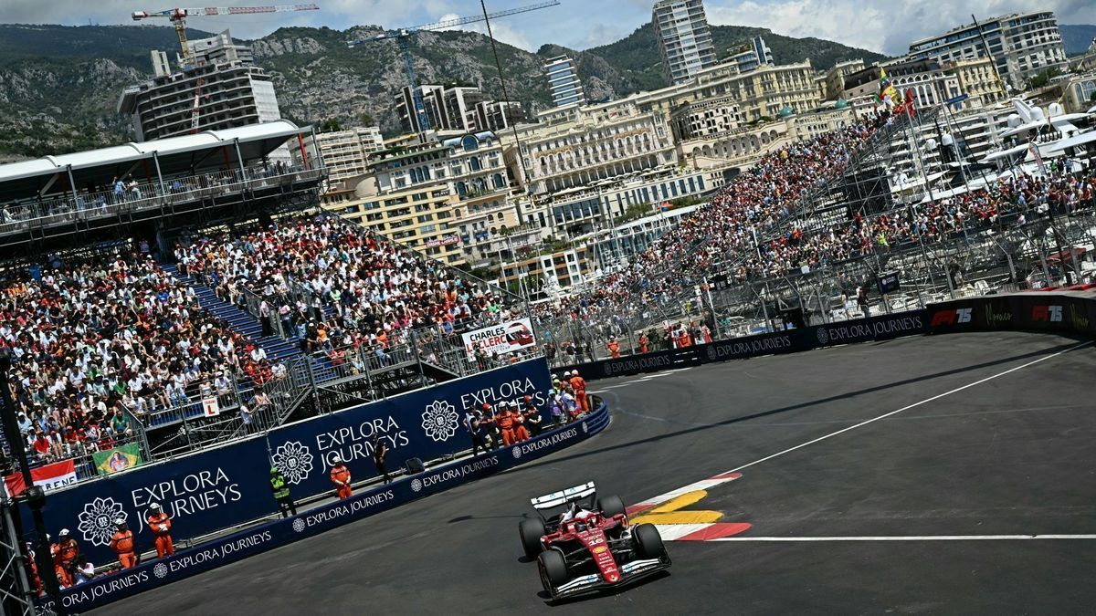 Charles Leclerc in der Schikane am Hafen