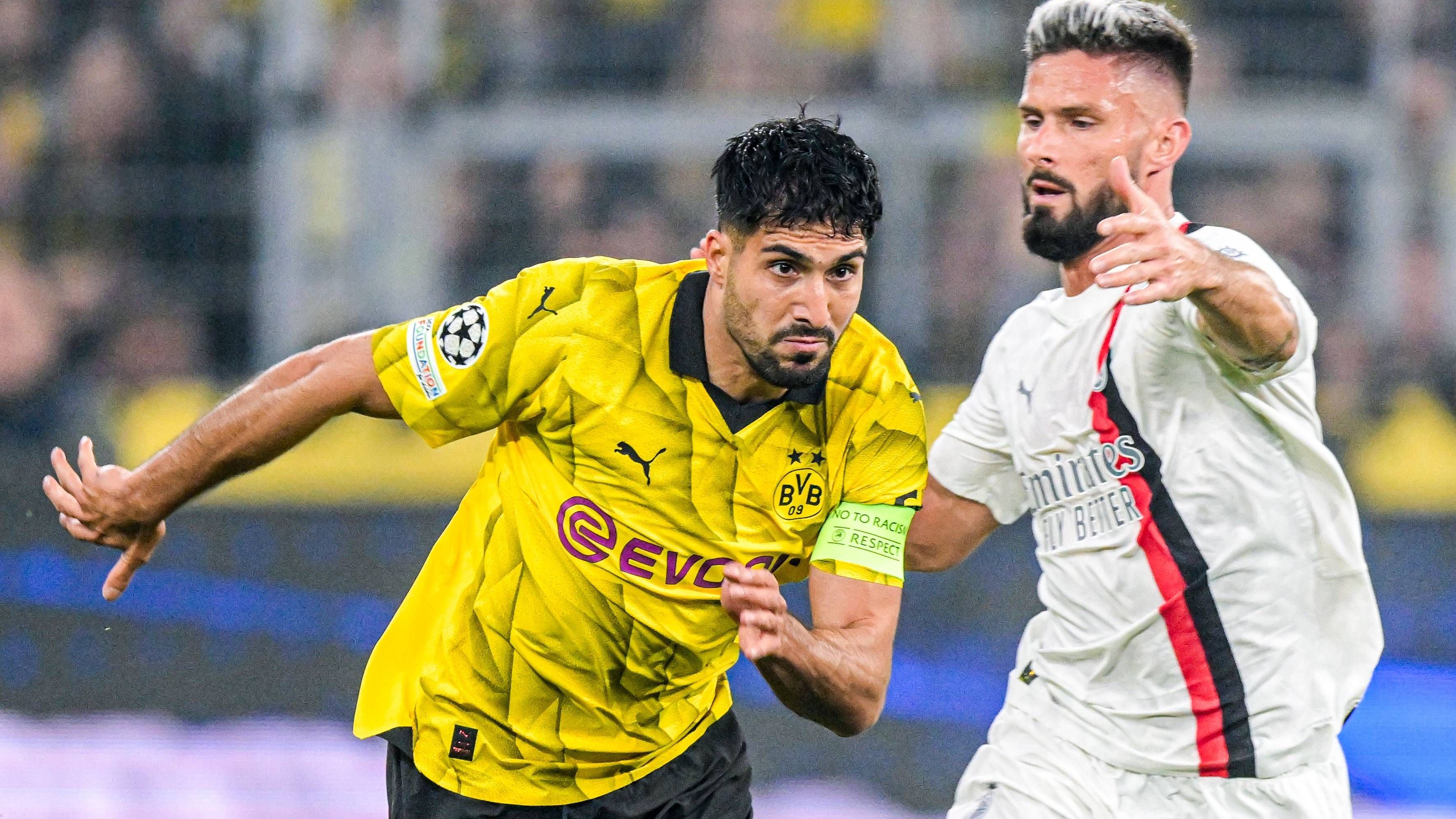 <strong>Emre Can (Borussia Dortmund)</strong><br>Der Kapitän kehrt in die Startelf zurück und spielt solide. Unnötig aber seine Gelbe Karte (25.) nach einer vermeidbaren Grätsche. Im Offensivspiel vor allem mit halbgefährlichen Distanzschüssen auffällig. <strong><em>ran</em>-Note: 3</strong>