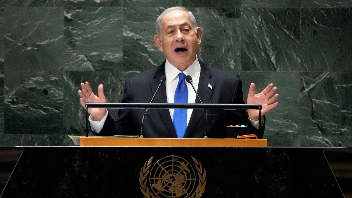 Netanjahu bei der UN-Generalversammlung in New York.
