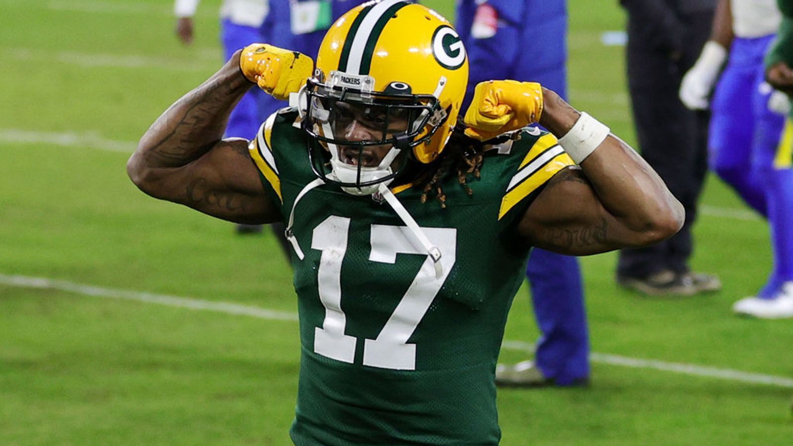 <strong>Platz 14 (geteilt): Green Bay Packers - 6</strong><br>Davante Adams (2014) - 5 Pro Bowls<br>Kenny Clark (2016) - 3 Pro Bowls<br>Jaire Alexander (2018) - 2 Pro Bowls<br>Elgton Jenkins (2019) - 2 Pro Bowls<br>Ha Ha Clinton-Dix (2014) - 1 Pro Bowl<br>Aaron Jones (2017) - 1 Pro Bowl