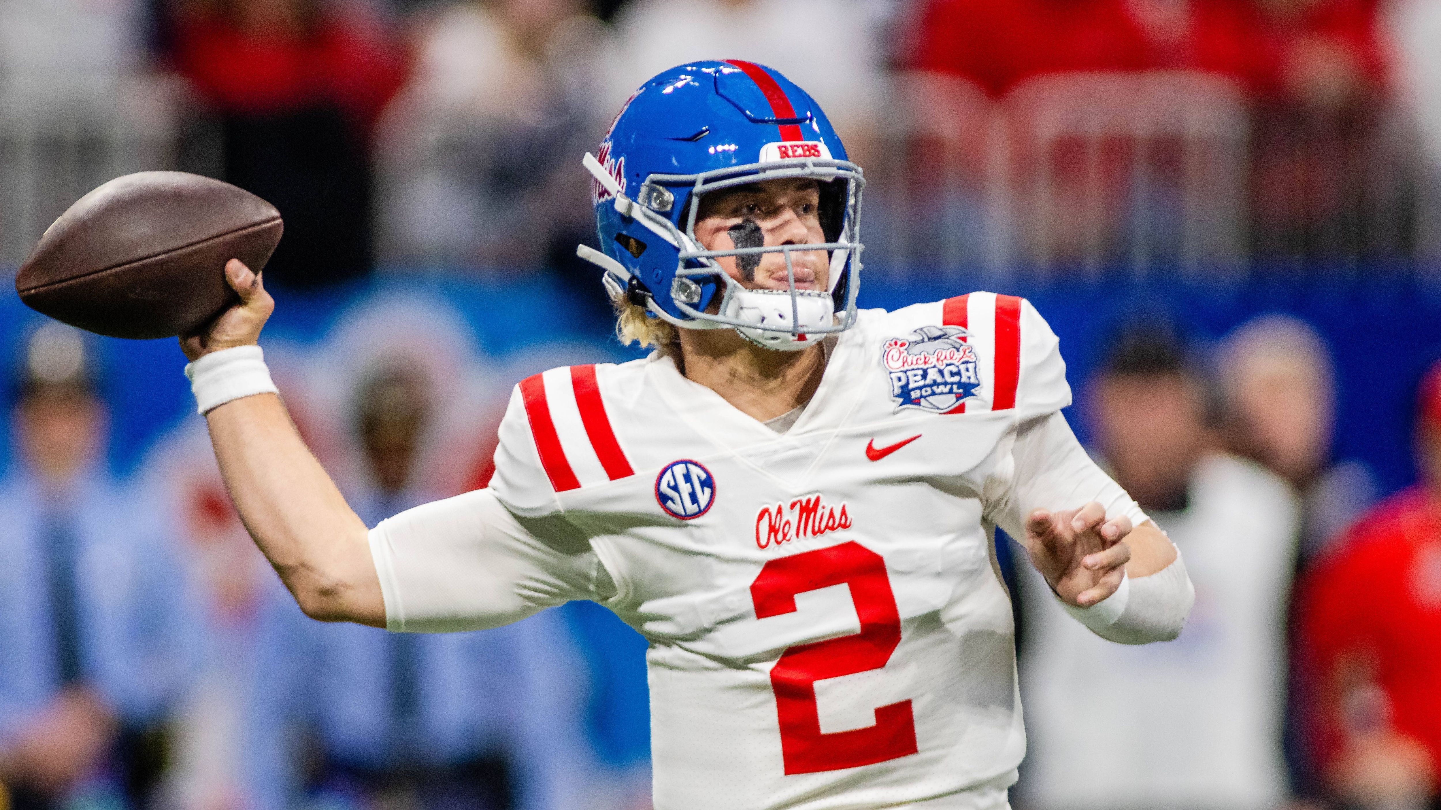 <strong>Jaxson Dart (Ole Miss Rebels)</strong><br>Wettquote: +15000