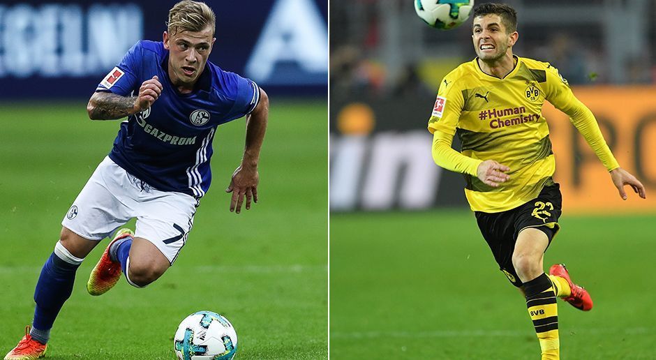 
                <strong>Rechtes Mittelfeld: Christian Pulisic vs. Max Meyer</strong><br>
                Hochexplosives Youngster-Duell auf dem rechten Flügel: Christian Pulisic oder Max Meyer? Beide Bundesligisten werden um ihre Flügel-Stars beneidet. Während Pulisic sich in der aktuellen Saison von Spiel zu Spiel steigert, musste Meyer - der sein vermutlich letztes Revierderby bestreitet - zuletzt zwei Mal komplett auf der Bank Platz nehmen. In Sachen Torgefahr hat US-Boy Pulisic die Nase vorn (4:0 Tore, 36:8 Torschüsse gegenüber Meyer), doch der Schalker - eigentlich im zentralen defensiven Mittelfeld zu Hause, aufgrund der verschiedenen System beider Mannschaften und zum Vergleich mit Pulisic von uns im Head-To-Head ins rechte Mittelfeld berufen - beweist sich als besserer Mitspieler mit starker Pass- (89 zu 80 Prozent) und Zweikampfquote (54 zu 42 Prozent). Steht er auf dem Platz, laufen viele Ballaktionen über ihn. Im hitzigen Derby bewahrt er eher den kühlen Kopf. Punkt für Schalke. 5:4.  
              