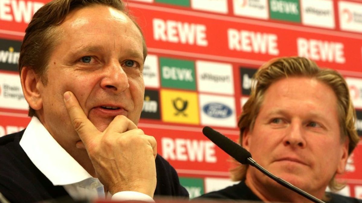 Horst Heldt setzt auf den vorhandenen Kader der Kölner