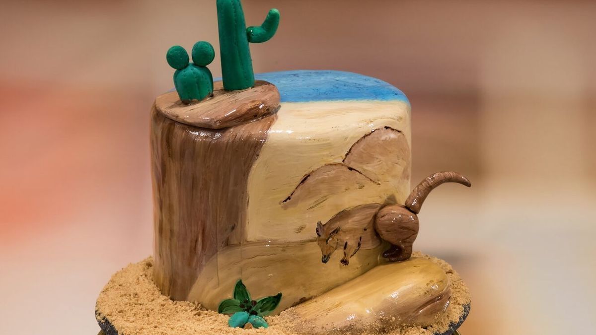 Motivtorte Wüste