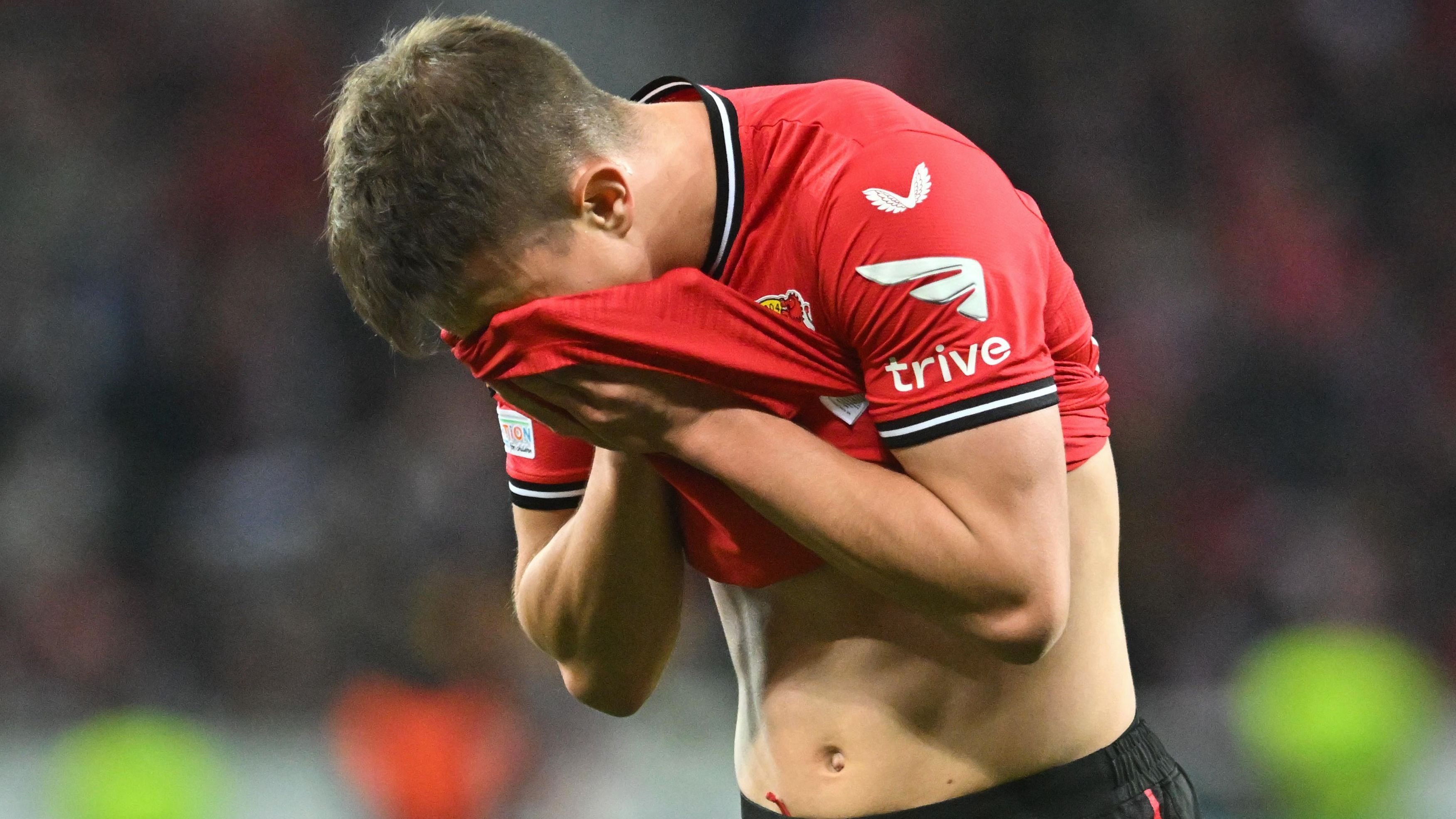Bayer Leverkusens Titel-Träume wurden vom AS Rom zerschlagen.
