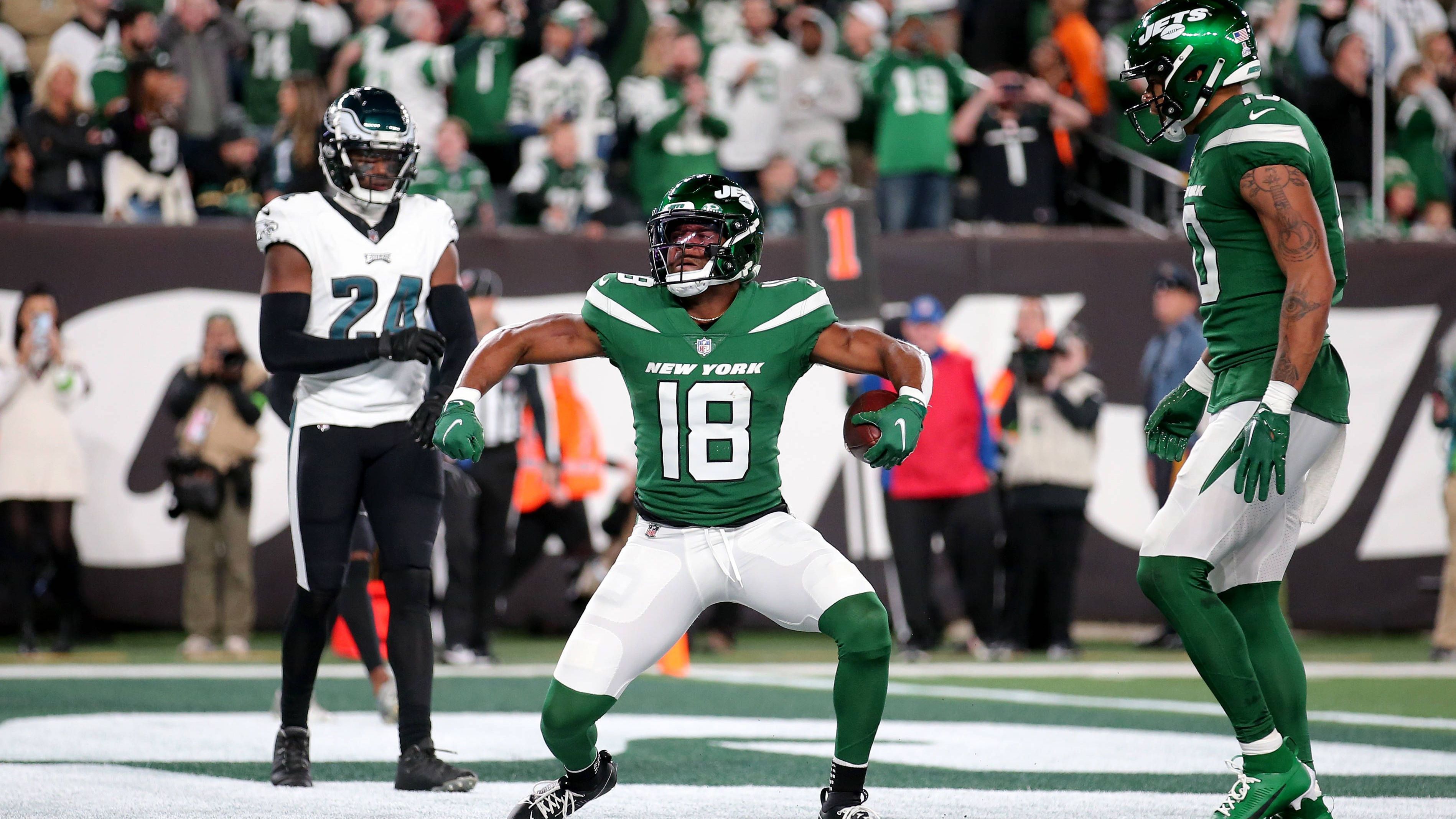 <strong>12. Philadelphia Eagles at New York Jets (14:20), Woche 6</strong><br>26,1 Millionen Zuschauer