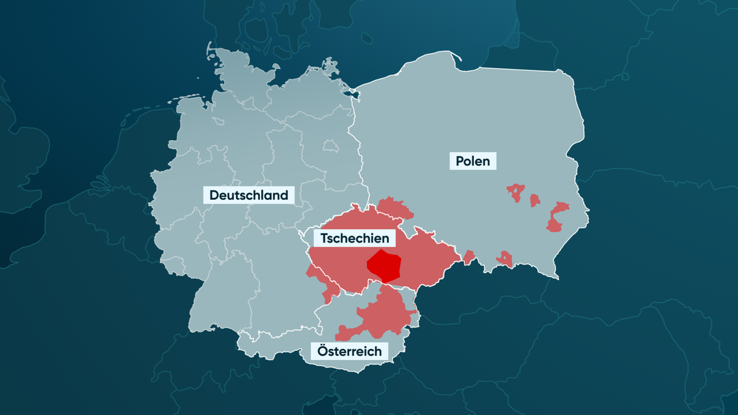 Zahlreiche Regionen in Europa sind vom Hochwasser betroffen. Tschechien und Österreich leiden besonders unter den Wetterbedingungen.