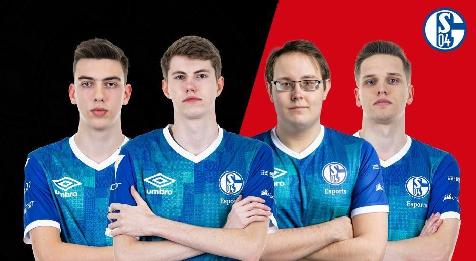 
                <strong>FC Schalke 04</strong><br>
                Der FC Schalke 04 war einer der ersten deutschen Klubs im FIFA-eSport. Mit Tim "Tim Latka" Schwartmann (2.v.l) haben sich die Königsblauen einen beliebten und talentierten Spieler hochgezogen. Hinzu kommen Philipp "Eisvogel" Schermer (2.v.r.), Lukas "Idealz" Schmandt (1.v.r.) und Youngster Michael "Deos" Haan (1.v.l.).
              