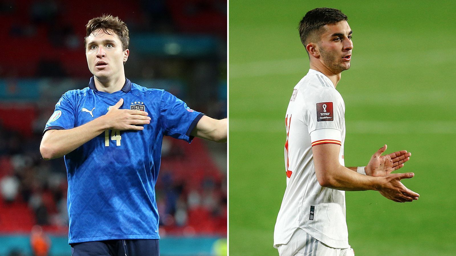 
                <strong>Rechtsaußen: Federico Chiesa vs. Ferran Torres</strong><br>
                Nicht nur mit seiner Spielweise, sondern auch emotional hebt Chiesa das italienische Spiel wieder auf ein neues Level. Der 23-Jährige hat seine Chance von Trainer Roberto Mancini bekommen und sie bestmöglich genutzt. Sein Stern ging spätestens beim knappen Sieg gegen Österreich auf. Bei Spanien sorgt wieder einmal ein Torres für die offensiven Sternstunden. Doch nicht etwa Fernando, sondern Ferran ist die neue Stütze im Angriff. An drei Toren war er bei dieser EM schon direkt beteiligt, dabei kam er zweimal von der Bank. In der K.o.-Runde ist der Mann von Manchester City gesetzt. Zwei Hoffnungsträger, ein Unentschieden. Stand: 8:6.
              