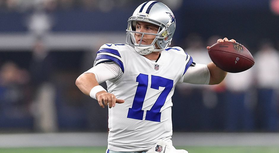 
                <strong>Dallas Cowboys: Kellen Moore</strong><br>
                Fünftes NFL-JahrZwei Spiele als Starter779 Career-Passing-Yards4 Touchdowns, 6 Interceptions
              