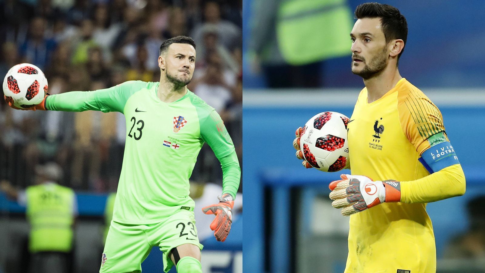 
                <strong>Danijel Subasic vs. Hugo Lloris</strong><br>
                Der französische Nationaltorwart Hugo Lloris hat beste Chancen, zum Torhüter der WM ernannt zu werden. In vier der bisherigen sechs Spielen blieb er ohne Gegentreffer. Der Franzose ist reaktionsstark, bringt viel Erfahrung mit und weist zudem ein gutes Stellungsspiel auf. Der kroatische Danijel Subasic ist zwar ebenfalls ein grundsolider Torwart, erreicht aber nicht das Niveau von Lloris. 1:0 Frankreich
              