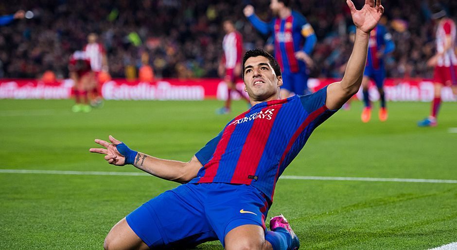 
                <strong>Platz 7 (geteilt): Luis Suarez (FC Barcelona)</strong><br>
                18 Tore in der Primera Division x 2 = 
              