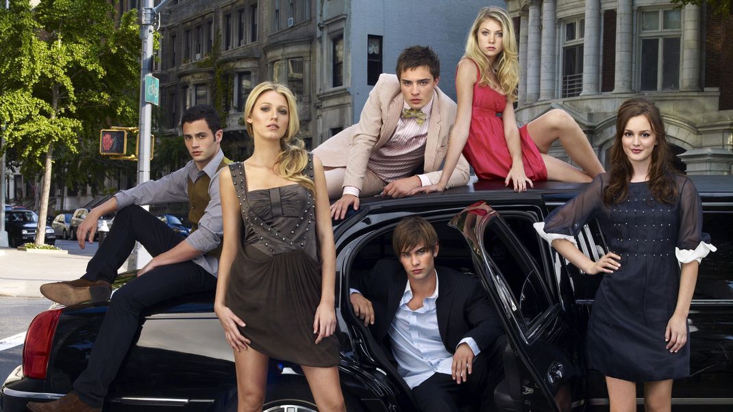 Was wurde eigentlich aus den "Gossip Girl"-Stars Penn Badgley,&nbsp;Blake Lively, Ed Westwick, Chase Crawford und Leighton Meester (v.l.n.r.)?