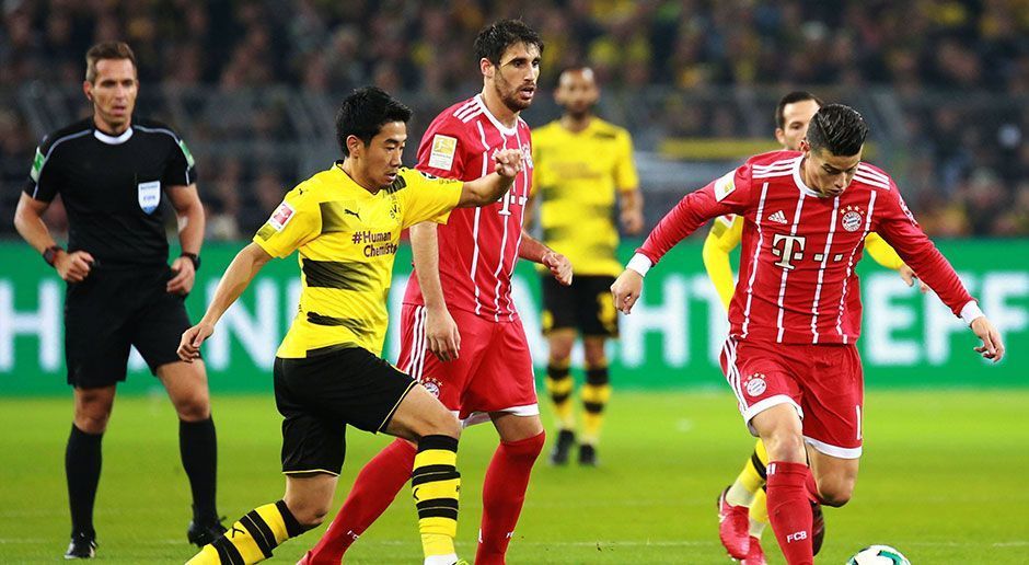 
                <strong>Borussia Dortmund vs FC Bayern München</strong><br>
                Unterhaltung pur im Top-Spiel des 11. Spieltages zwischen Borussia Dortmund und dem FC Bayern mit Chancen auf beiden Seiten! Die Bayern, offenbar noch immer durch den Heynckes-Effekt beflügelt, machen aus ihren Möglichkeiten mehr und gewinnen verdient mit 3:1 im Signal-Iduna-Park. Die Spieler in der Einzelkritik...
              