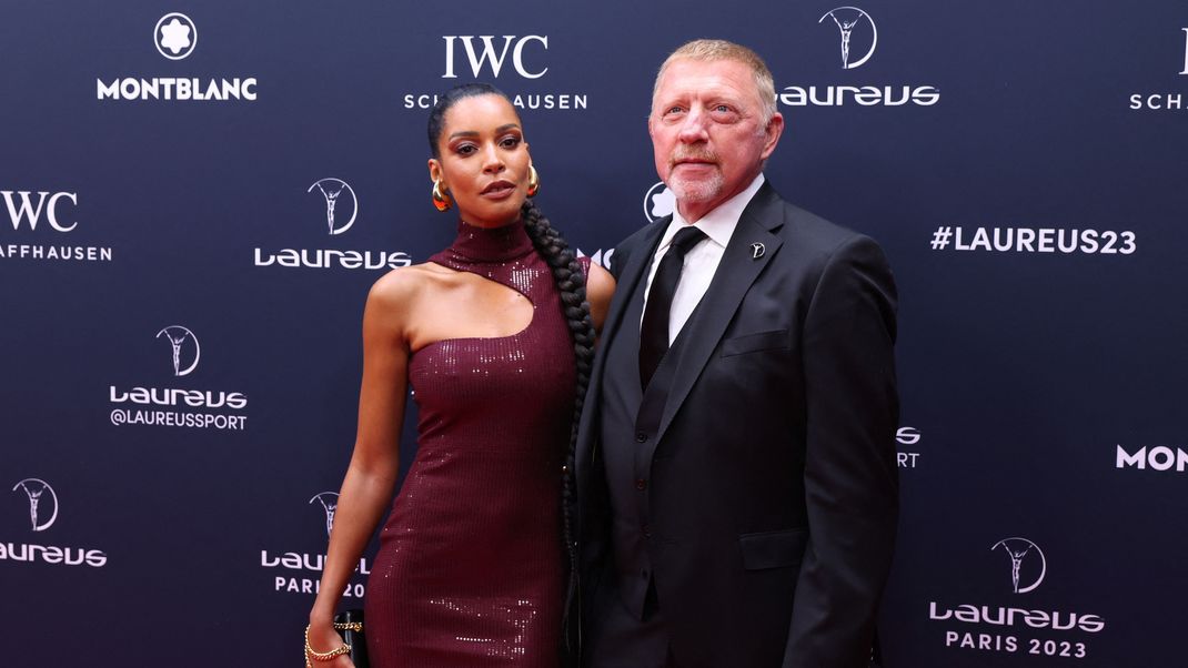 Boris Becker und Freundin Lilian de Carvalho Monteiro.