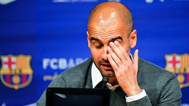 
                <strong>Pep Guardiola, FC Barcelona</strong><br>
                Pep Guardiola (FC Barcelona): Ende April 2012 gibt der heutige Trainer des FC Bayern seinen Rücktritt bei Barca zum Saisonende bekannt. Auf einer emotionalen Pressekonferenz, die eine Stunde dauert, begründet der Katalen seinen Schritt: "In meinem Leben gab es vier Jahre lang nur Fußball, Fußball, Fußball. Ich bin erschöpft."
              