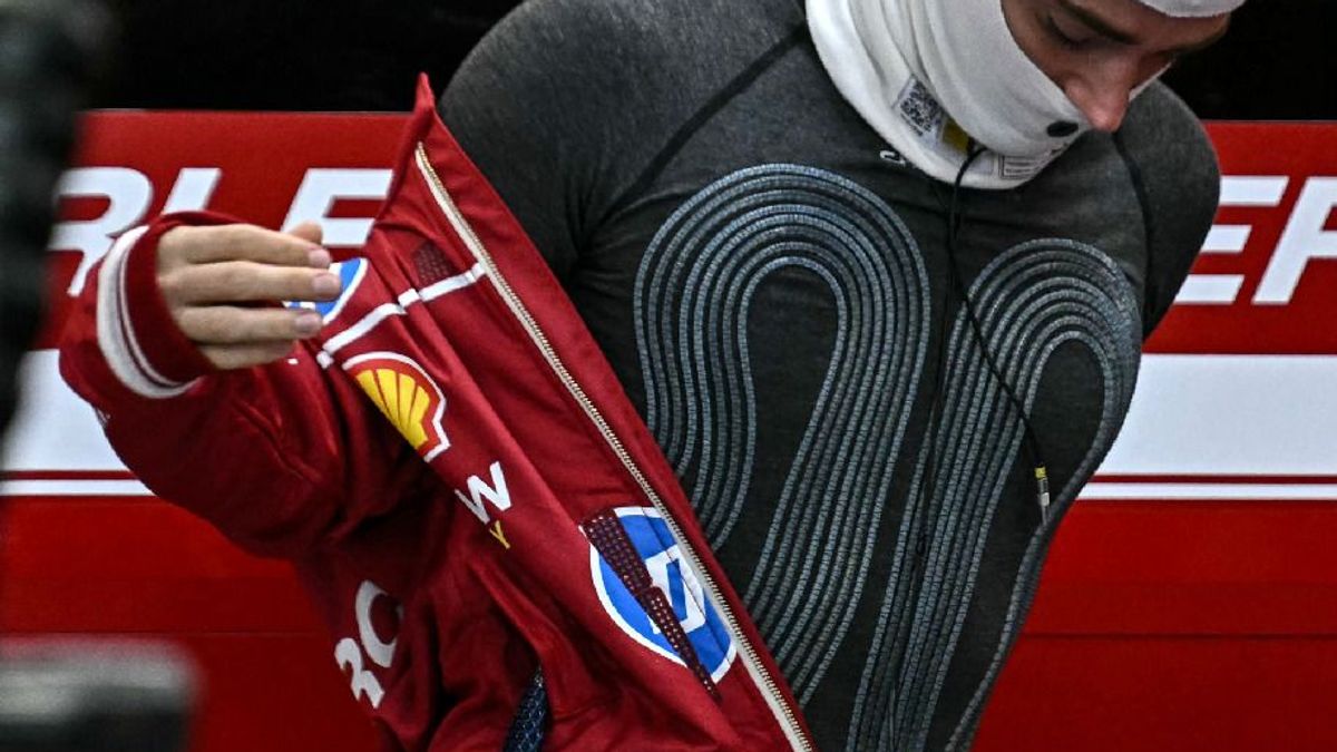 Die F1-Kühlwesten, hier bei Charles Leclerc, sind nicht jedermanns Sache