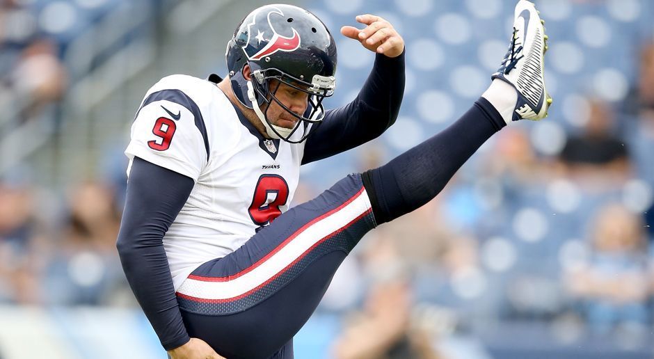 
                <strong>Shane Lechler (Punter)</strong><br>
                Houston Texans – Shane Lechler (Punter): In 17 Jahren NFL bekam Punter Shane Lechler fünfmal die Gelegenheit einen Pass an den Mann zu bringen. Dreimal war er erfolgreich und sorgte damit für knapp 50 Yards und einen Touchdown, was ihm ein Quarterback-Rating von 132,5 einbrachte. Bei den Texans ist er für den Ernstfall als Backup des Backups eingeplant.
              