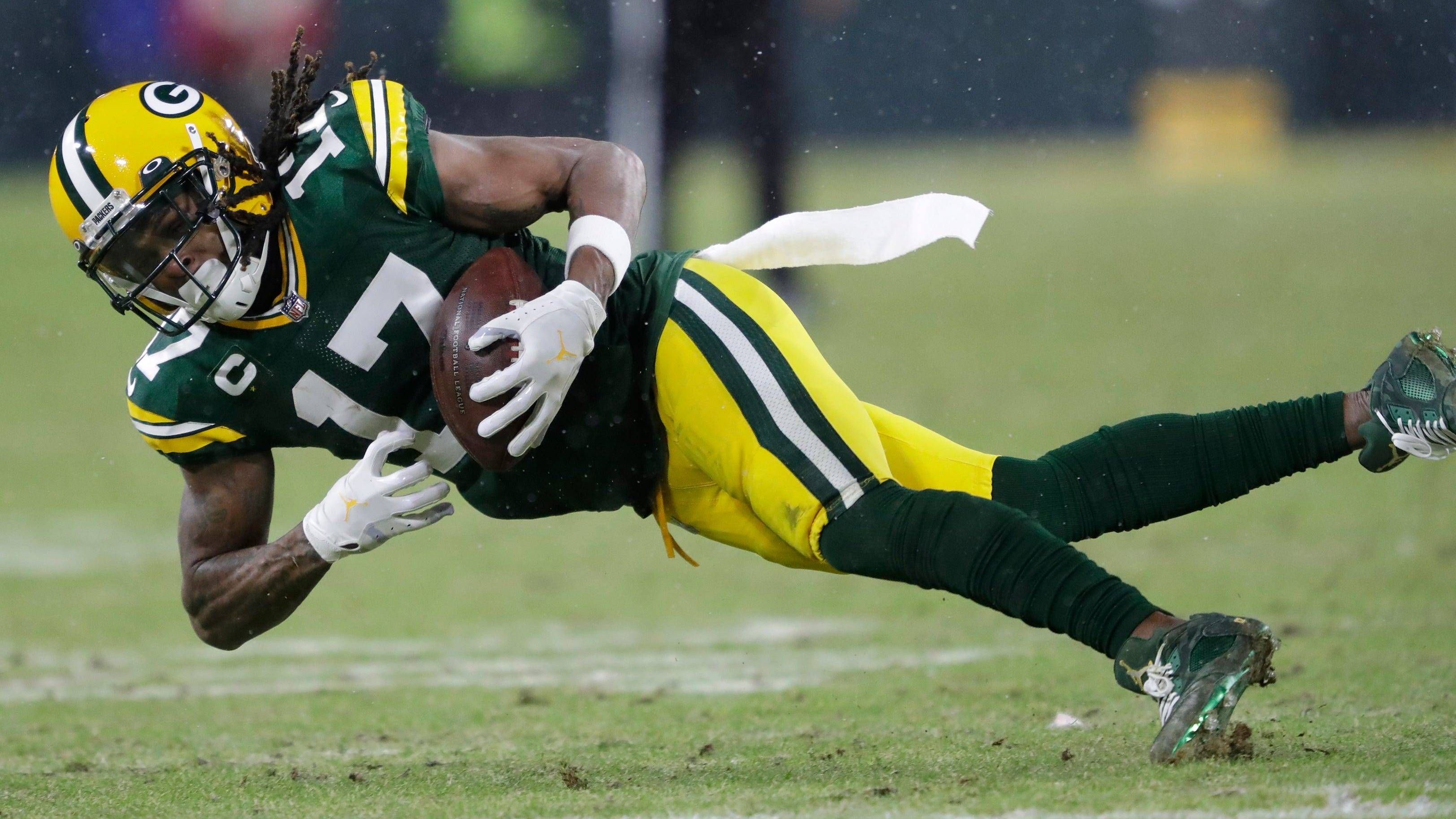 <strong>4. Platz: Davante Adams - 141,86 Millionen Dollar</strong><br>- Saisons aktiv: seit 2014<br>- Teams: Green Bay Packers, Las Vegas Raiders, New York Jets, Los Angeles Rams