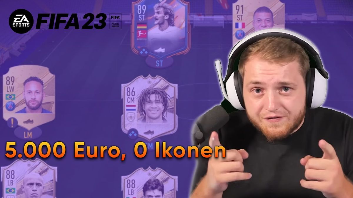 "Unfassbar krasse Abzocke" - Trymacs gibt über 5000 Euro in zwei Tagen für FIFA 23 Ultimate Team aus