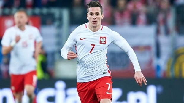 
                <strong>Sturm: Arkadiusz Milik (Polen) </strong><br>
                Sturm: Arkadiusz Milik (Polen) – 16 Tore in 25 Spielen in der niederländischen Eredivisie, 10 Treffer in 23 Einsätzen für die Nationalmannschaft. Doch nicht nur Miliks Statistiken beeindrucken. An der Seite von Robert Lewandowski könnte er in Frankreich eine ganz wichtige Rolle spielen. 
              