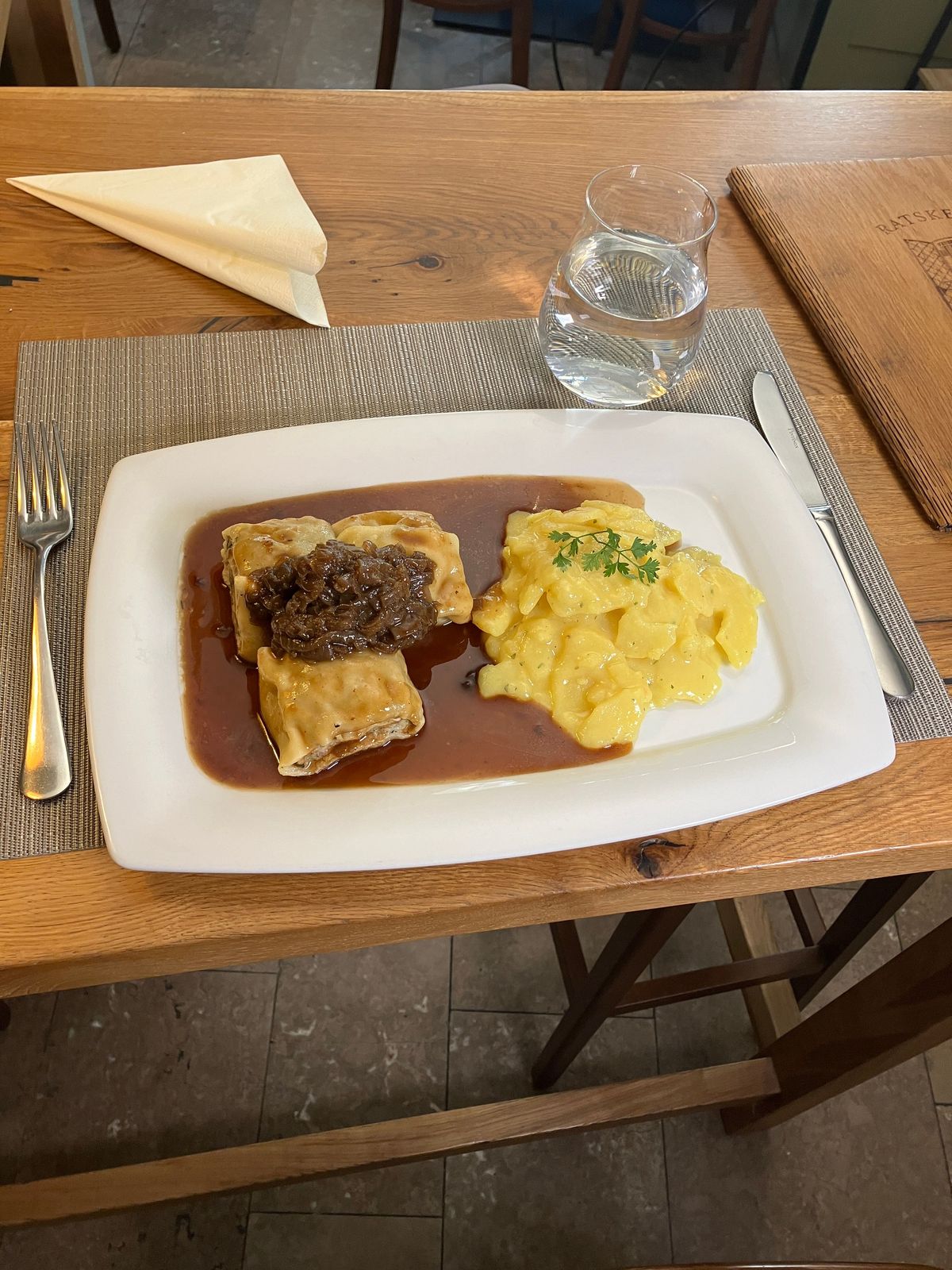 Maultaschen mit Fleischfüllung