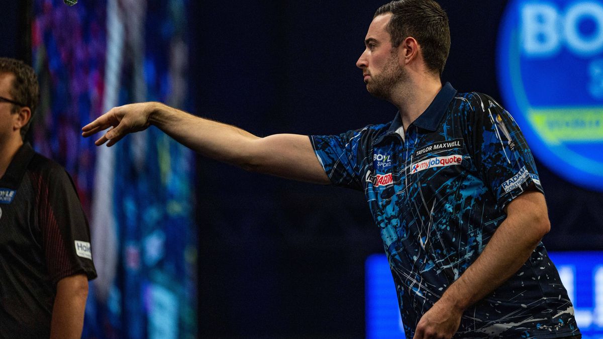 12th October 2025; Mattioli Arena, Leicester Leicestershire, England; 2025 PDC Boyle Sports World Grand Prix Darts Final Night; Luke Humphries in action on the oche for his Boyle Sports World Grand...