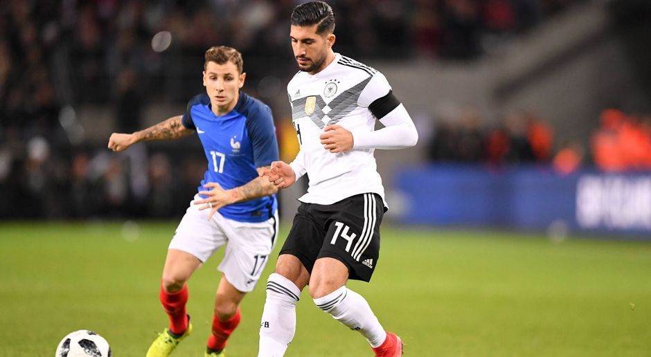 
                <strong>Emre Can</strong><br>
                Bundestrainer Joachim Löw wollte mit dem Spiel gegen Frankreich neue Erkenntnisse gewinnen. Eine davon: Hinten rechts ist nicht die bevorzugte Position von Emre Can. Das stellt der Liverpooler deutlich unter Beweis, er spielt deutlich unter seinen Möglichkeiten, sein Spiel ist ungewohnt fehlerhaft und fahrig. ran-Note: 5
              