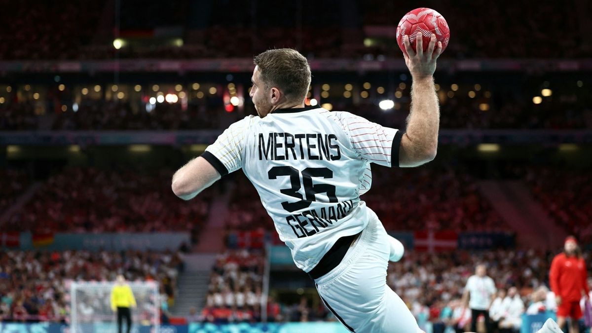 Linksaußen Lukas Mertens will bei WM hoch hinaus