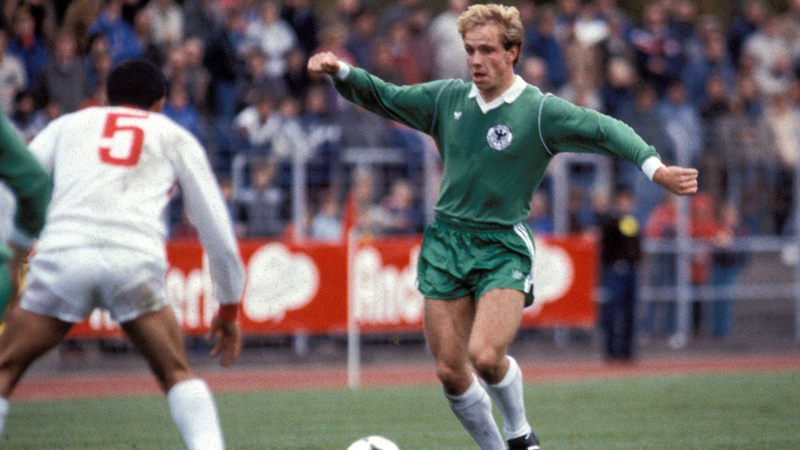 <strong>Michael Rummenigge</strong><br>Bundesliga-Einsätze vor dem DFB-Debüt: 12<br>DFB-Debüt am: 26. Oktober 1983<br>Verein: FC Bayern München
