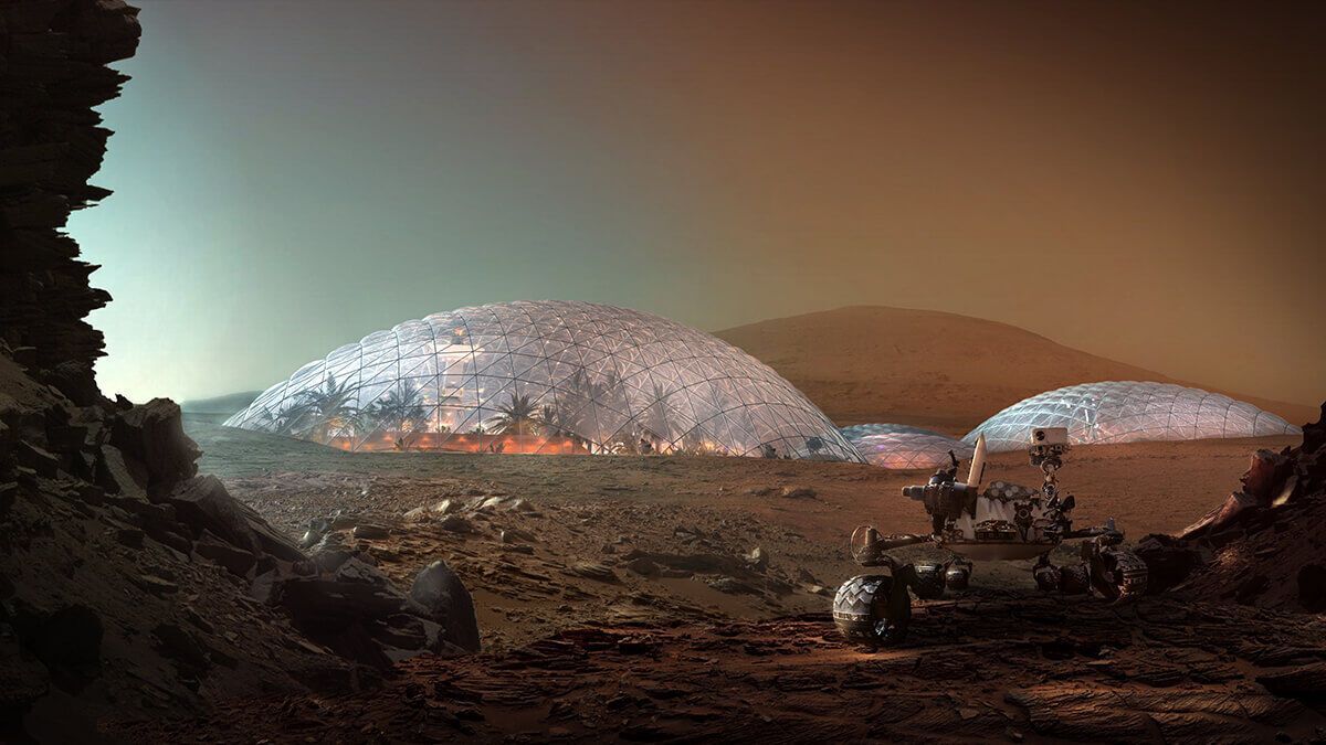 Die Emirate wollen eines Tages eine Stadt auf dem roten Planeten errichten. Projektname: Mars 2117