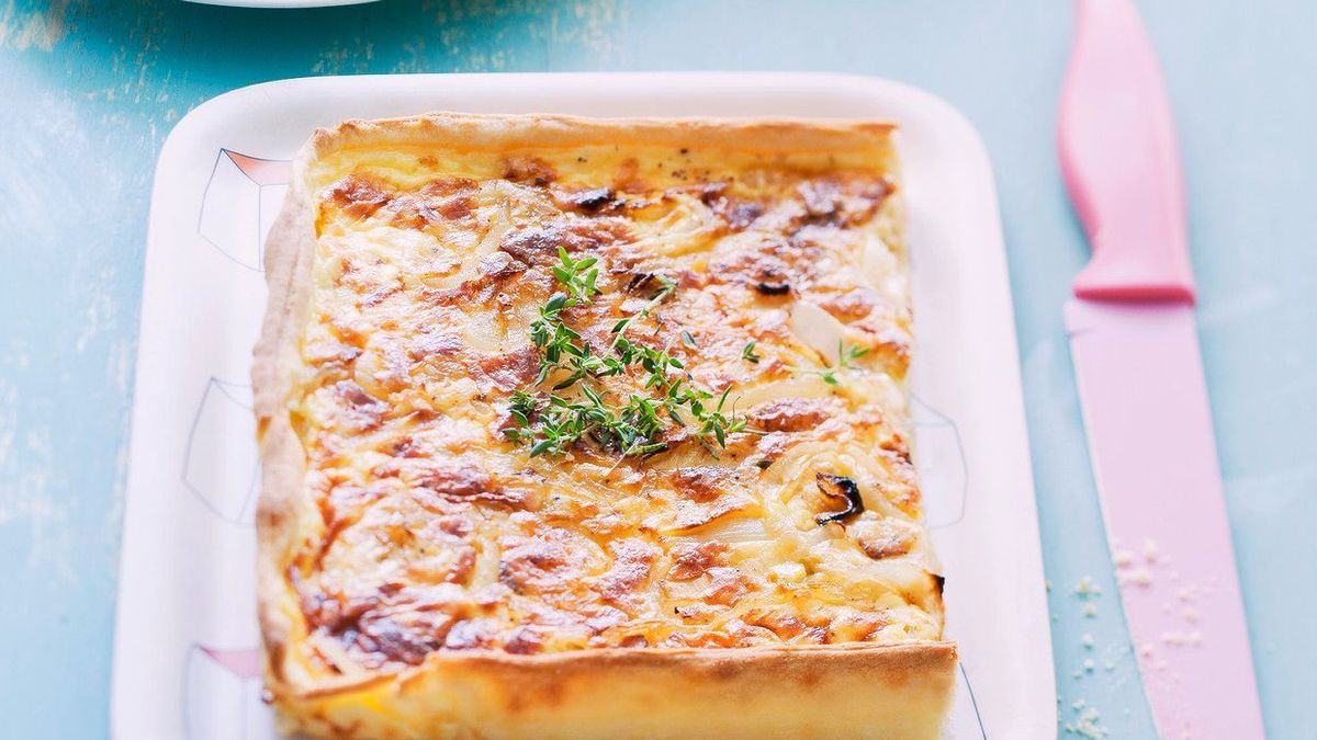 Enie backt: Rezept-Bild Quiche mit Zwiebeln und Speck 	